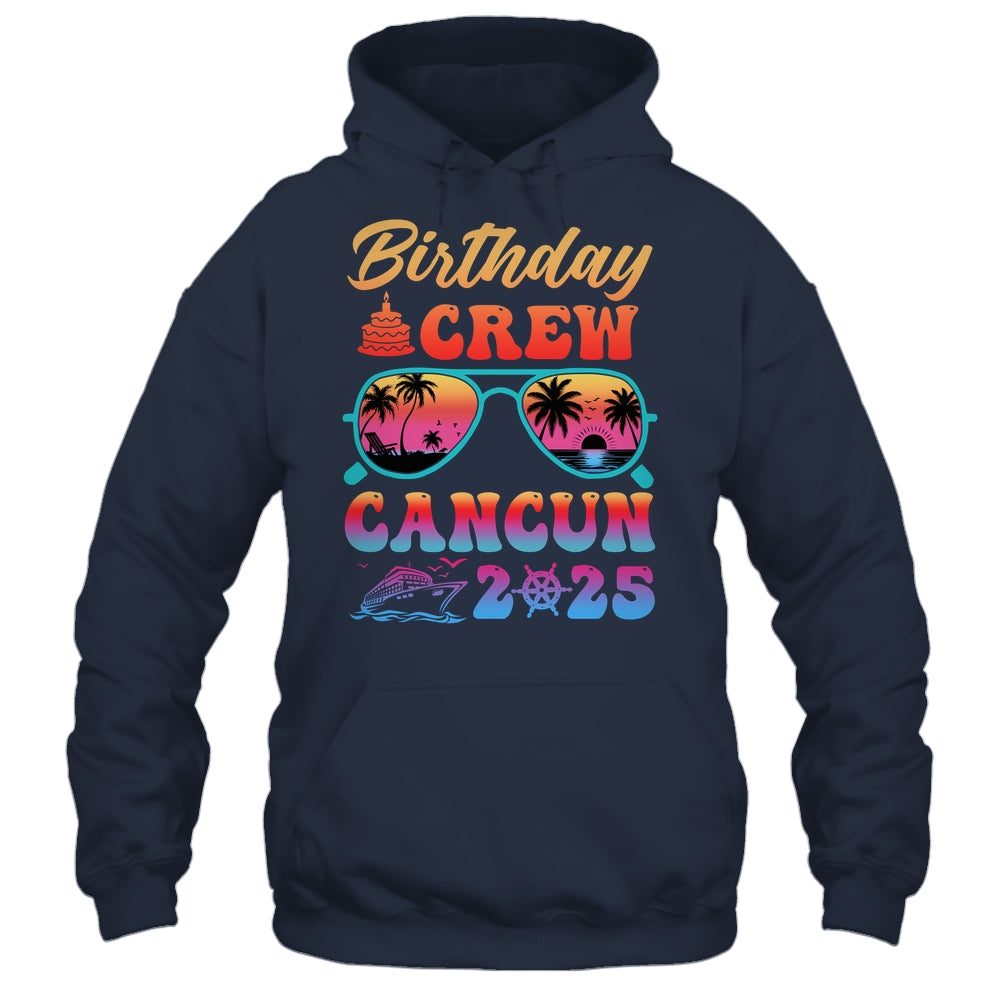 Cancun Birthday Crew Vacation Cruise 2025 Summer Trip Group Shirt & Tank Top | teecentury