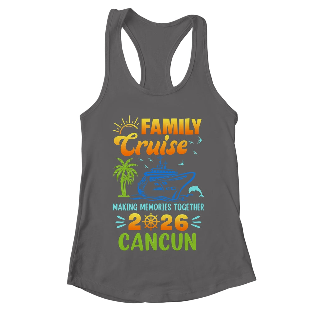Cancun Cruise 2026 Family Friends Group Vacation Matching Shirt & Tank Top | teecentury