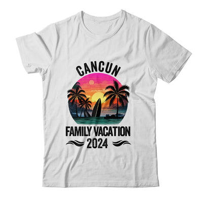 Cancun Family Vacation 2024 Matching Outfits Beach Summer Shirt & Hoodie | teecentury