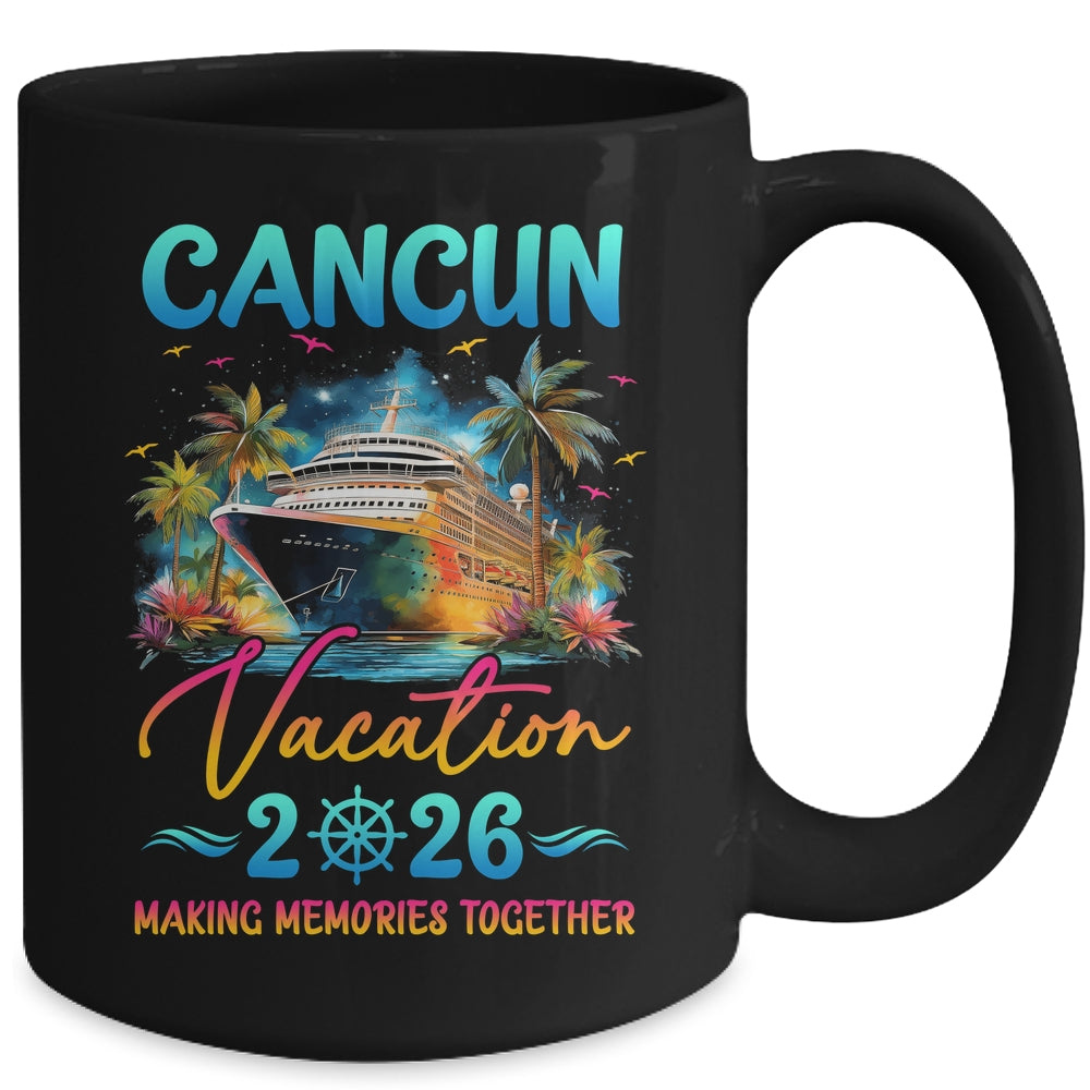 Cancun Family Vacation 2026 Matching Group Summer Mug | teecentury