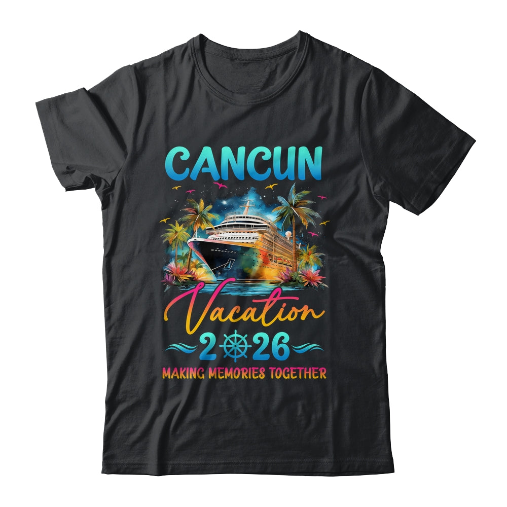 Cancun Family Vacation 2026 Matching Group Summer Shirt & Tank Top | teecentury