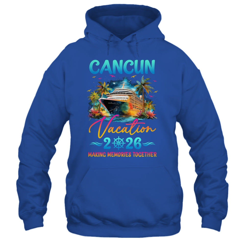 Cancun Family Vacation 2026 Matching Group Summer Shirt & Tank Top | teecentury