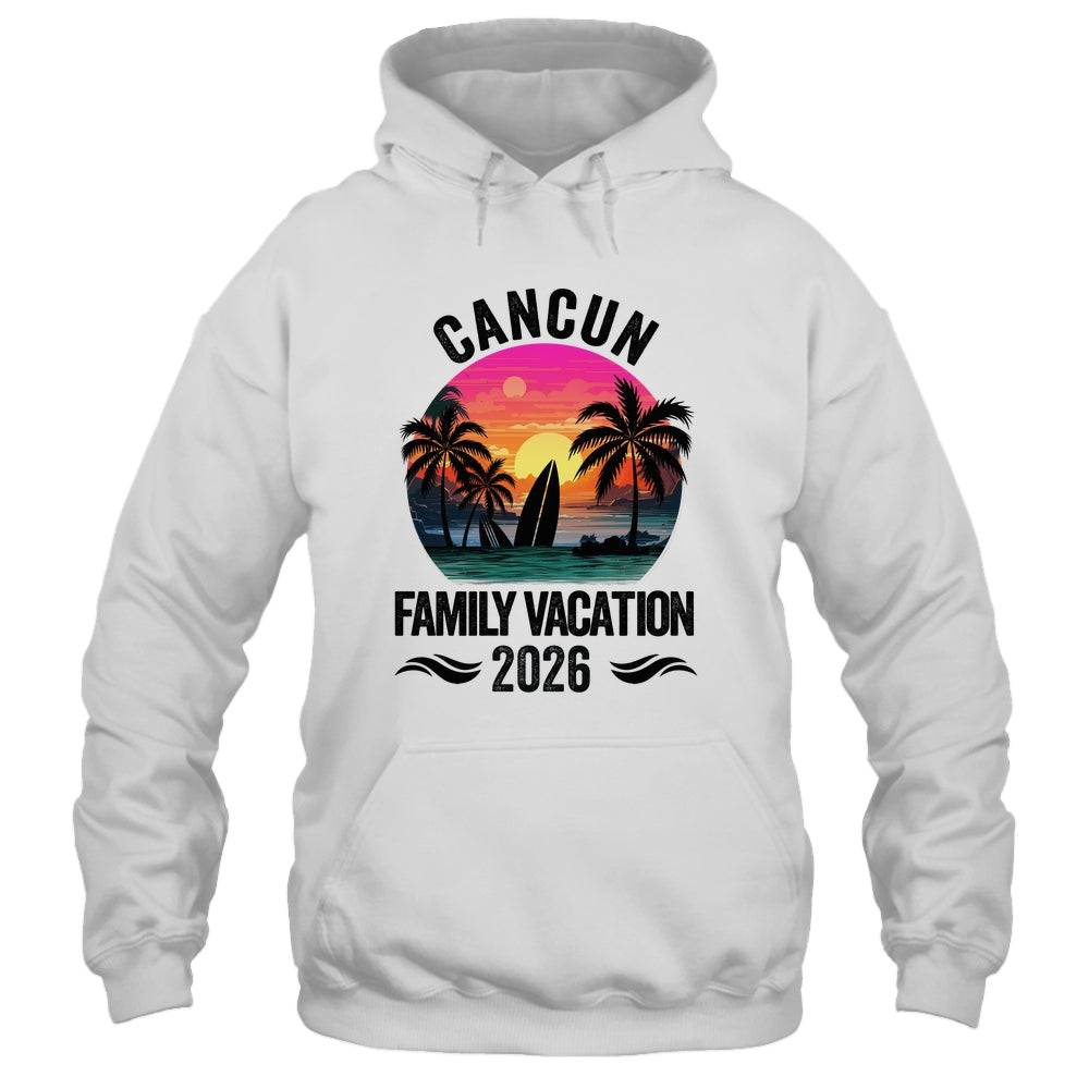 Cancun Family Vacation 2026 Matching Outfits Beach Summer Shirt & Tank Top | teecentury