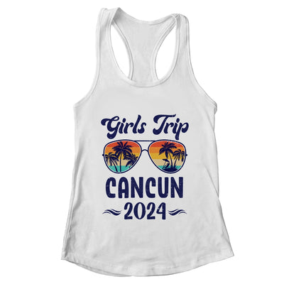 Cancun Girls Trip Beach Vacation 2024 Matching Group Shirt & Tank Top | teecentury