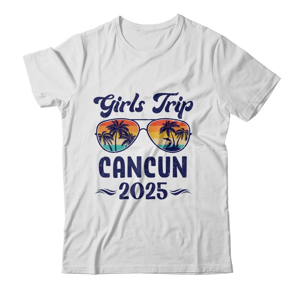 Cancun Girls Trip Beach Vacation 2025 Matching Group Shirt & Tank Top | teecentury