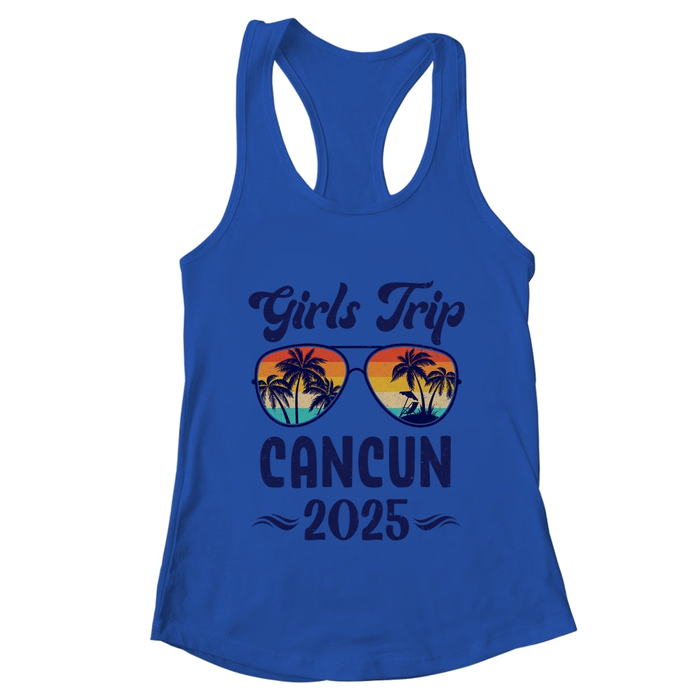 Cancun Girls Trip Beach Vacation 2025 Matching Group Shirt & Tank Top | teecentury
