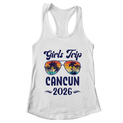 Cancun Girls Trip Beach Vacation 2026 Matching Group Shirt & Tank Top | teecentury