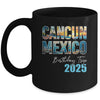 Cancun Mexico Birthday Trip 2025 Vacation Party Crew Cruise Mug | teecentury