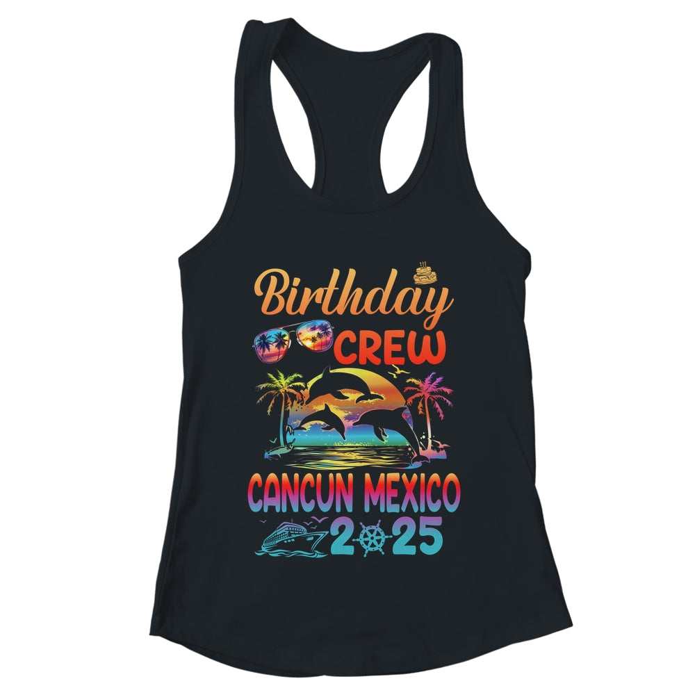 Cancun Mexico Birthday Trip Vacation 2025 Matching Group Shirt & Tank Top | teecentury