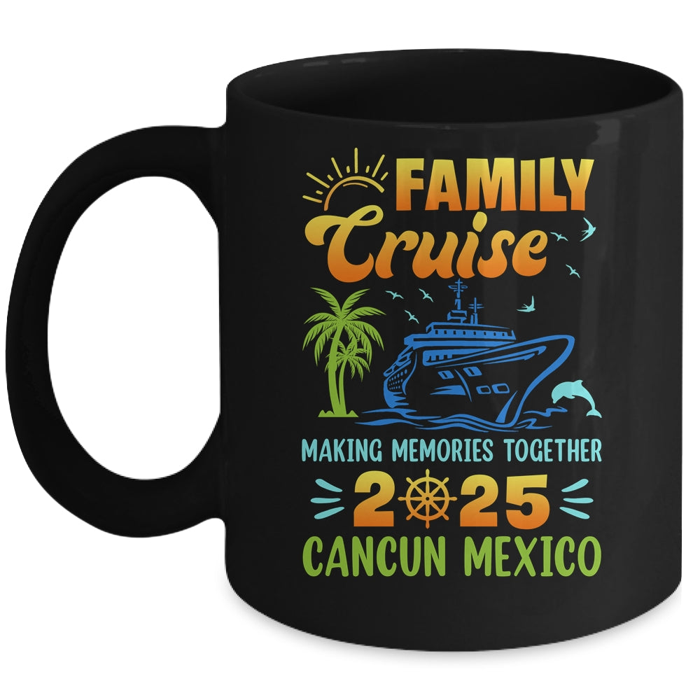 Cancun Mexico Cruise 2025 Family Friends Group Vacation Matching Mug | teecentury