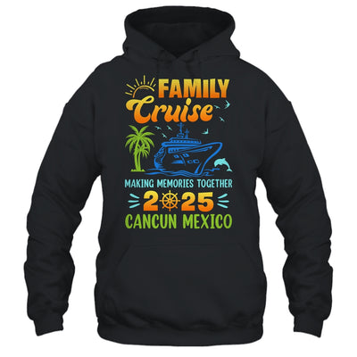 Cancun Mexico Cruise 2025 Family Friends Group Vacation Matching Shirt & Tank Top | teecentury
