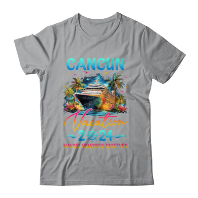Cancun Mexico Family Vacation 2024 Matching Group Summmer Shirt & Tank Top | teecentury