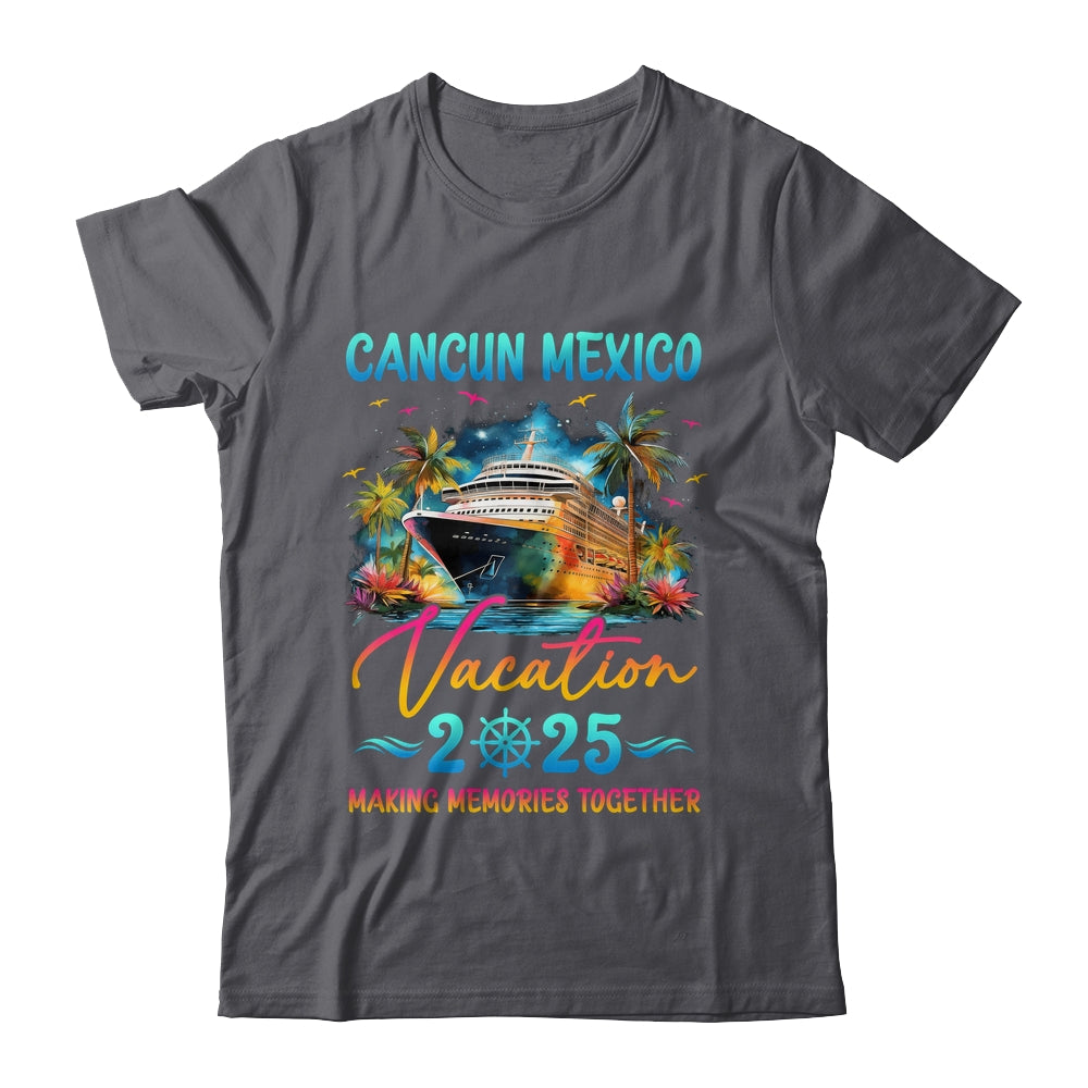 Cancun Mexico Family Vacation 2025 Matching Group Summer Shirt & Tank Top | teecentury