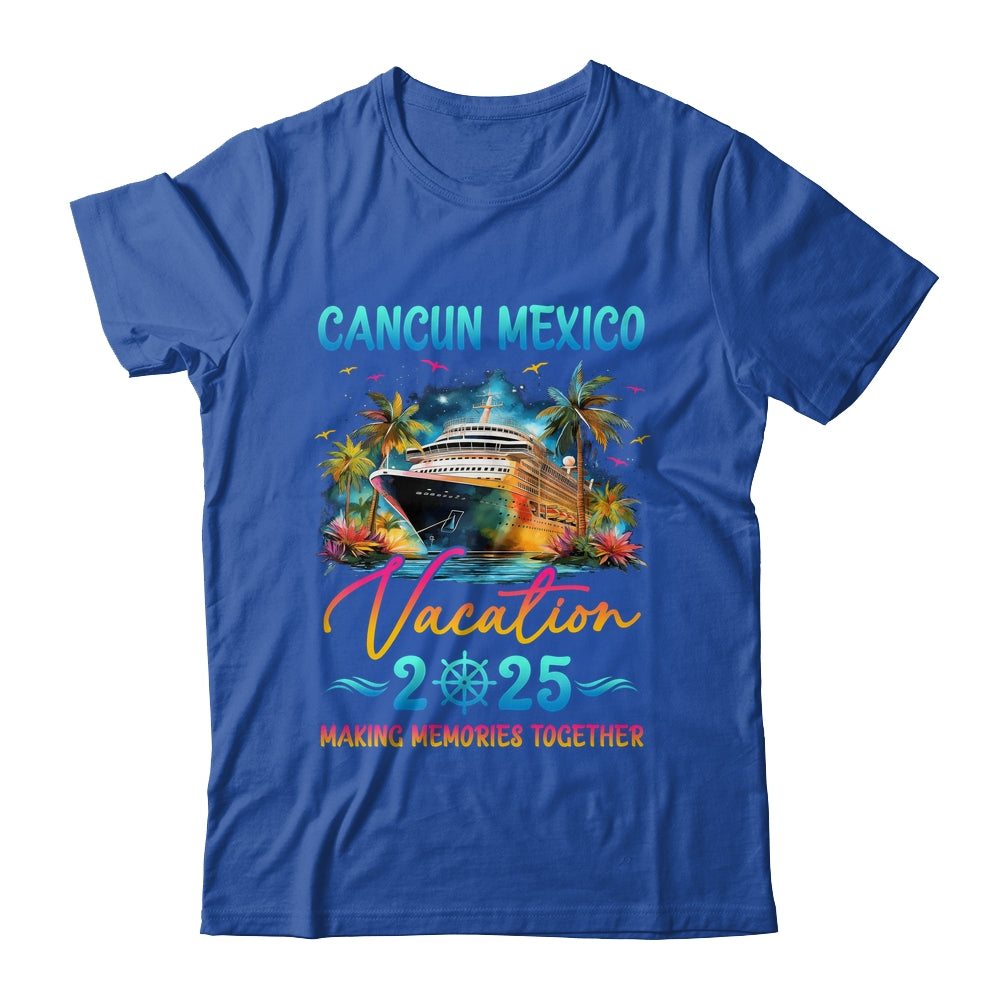 Cancun Mexico Family Vacation 2025 Matching Group Summer Shirt & Tank Top | teecentury