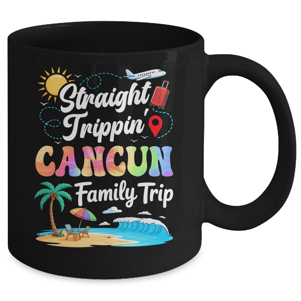 Cancun Mexico Family Vacation 2025 Straight Trippin Trip Mug | teecentury