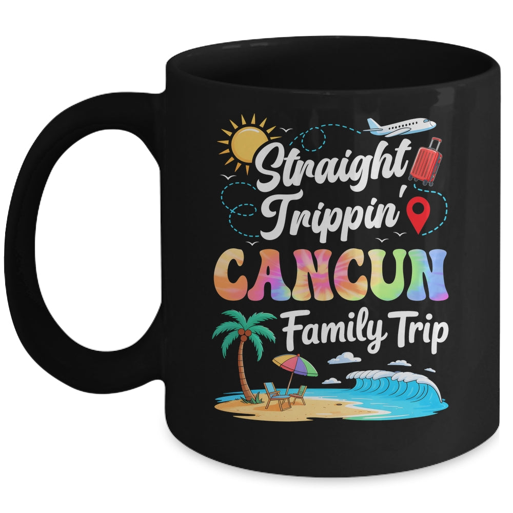 Cancun Mexico Family Vacation 2025 Straight Trippin Trip Mug | teecentury