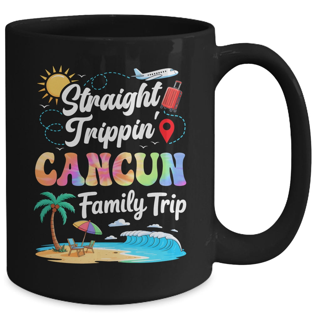 Cancun Mexico Family Vacation 2025 Straight Trippin Trip Mug | teecentury