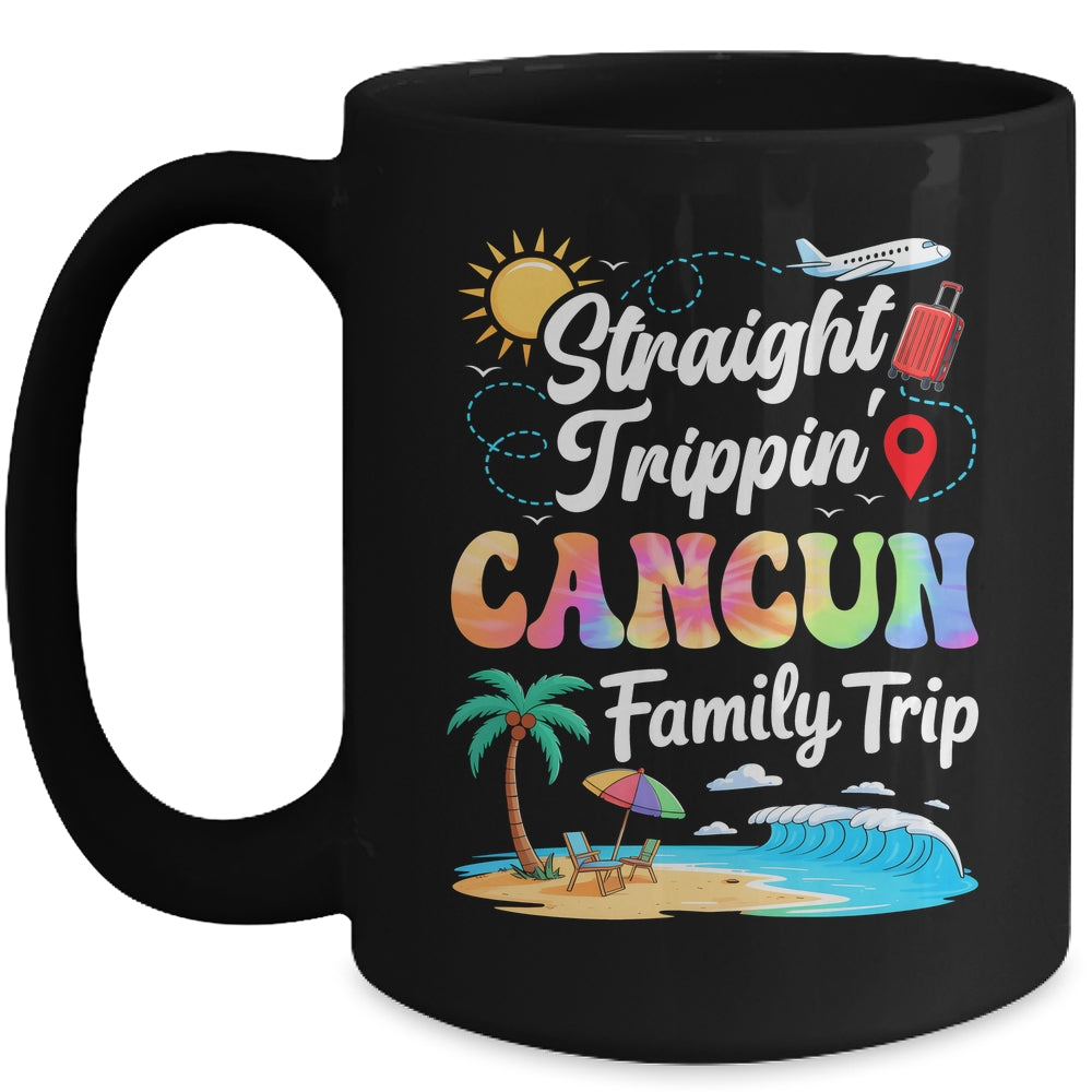 Cancun Mexico Family Vacation 2025 Straight Trippin Trip Mug | teecentury