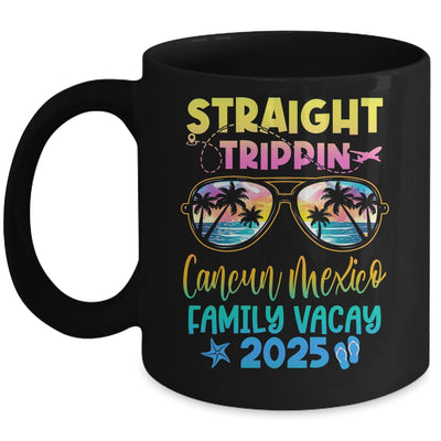 Cancun Mexico Family Vacay Vacation 2025 Straight Trippin Mug | teecentury