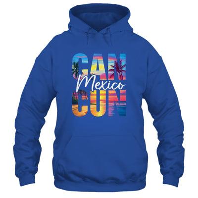 Cancun Mexico Palm Tree Sunset Beach Summer Vacation Trip Shirt & Tank Top | teecentury