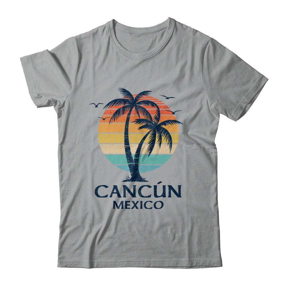 Cancun Mexico Souvenir Beach Sunset Vintage Women Men Shirt & Tank Top | teecentury