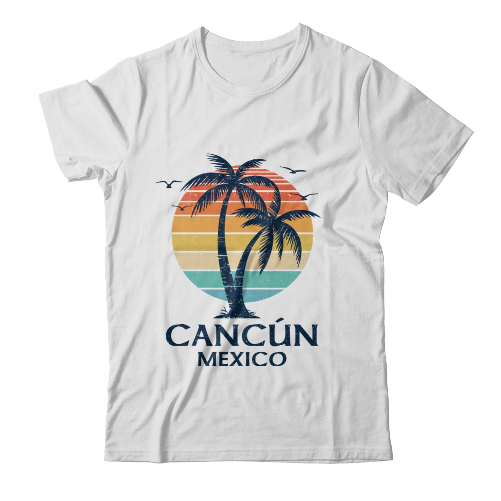 Cancun Mexico Souvenir Beach Sunset Vintage Women Men Shirt & Tank Top | teecentury