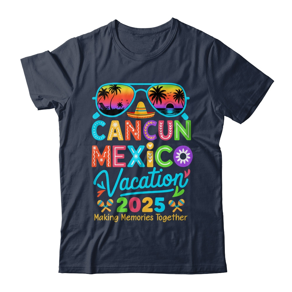Cancun Mexico Vacation Beach 2025 Trip Matching Group Squad Shirt & Tank Top | teecentury