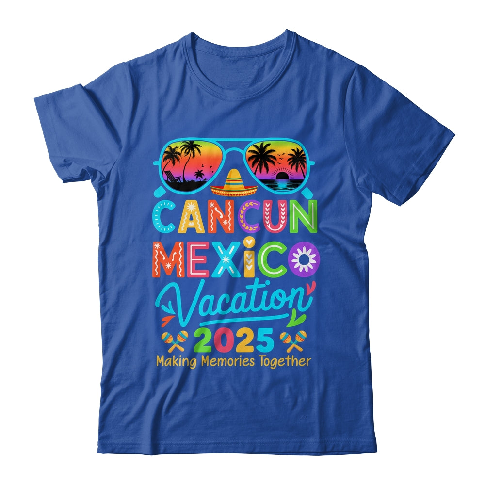 Cancun Mexico Vacation Beach 2025 Trip Matching Group Squad Shirt & Tank Top | teecentury