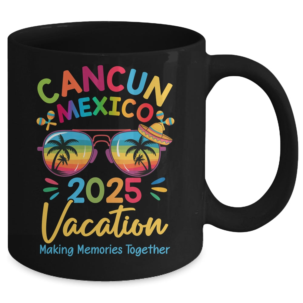 Cancun Mexico Vacation Beach 2025 Trip Squad Family Matching Mug | teecentury