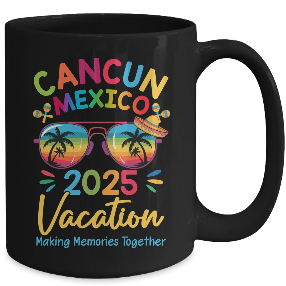 Cancun Mexico Vacation Beach 2025 Trip Squad Family Matching Mug | teecentury