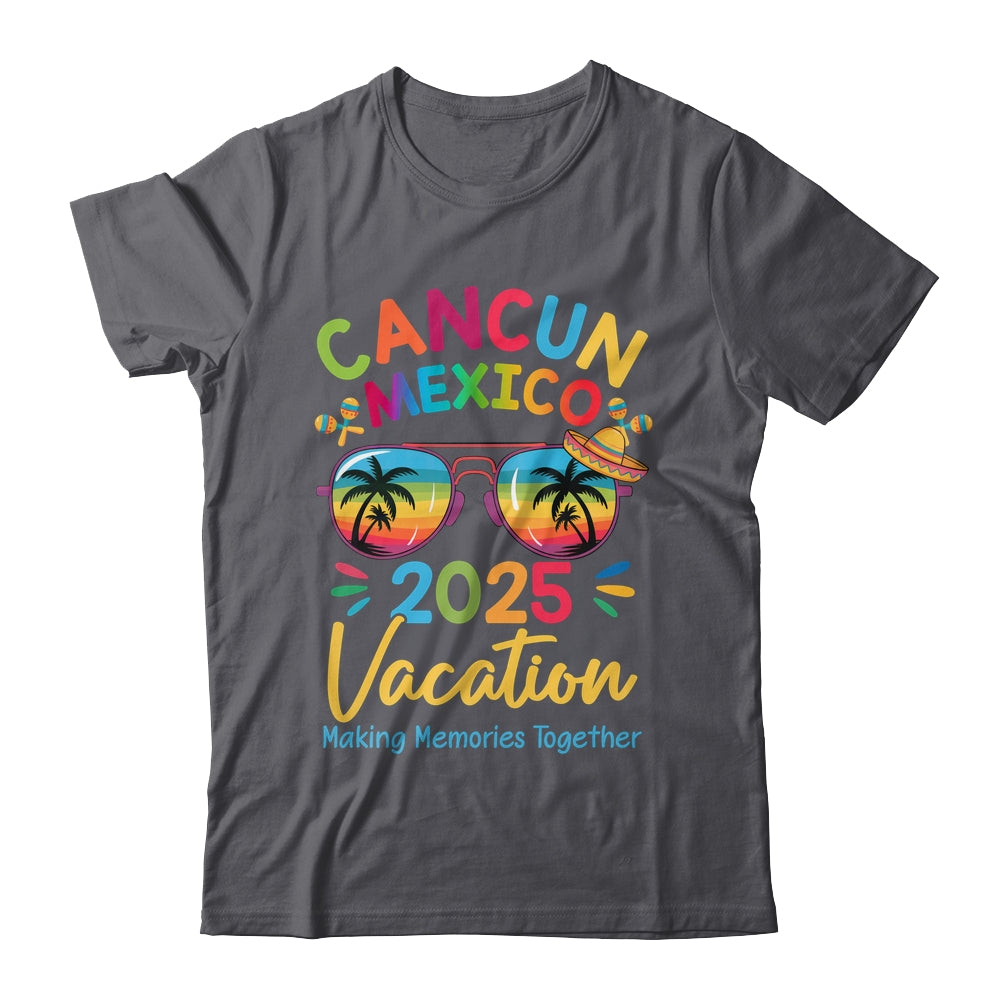 Cancun Mexico Vacation Beach 2025 Trip Squad Family Matching Shirt & Tank Top | teecentury