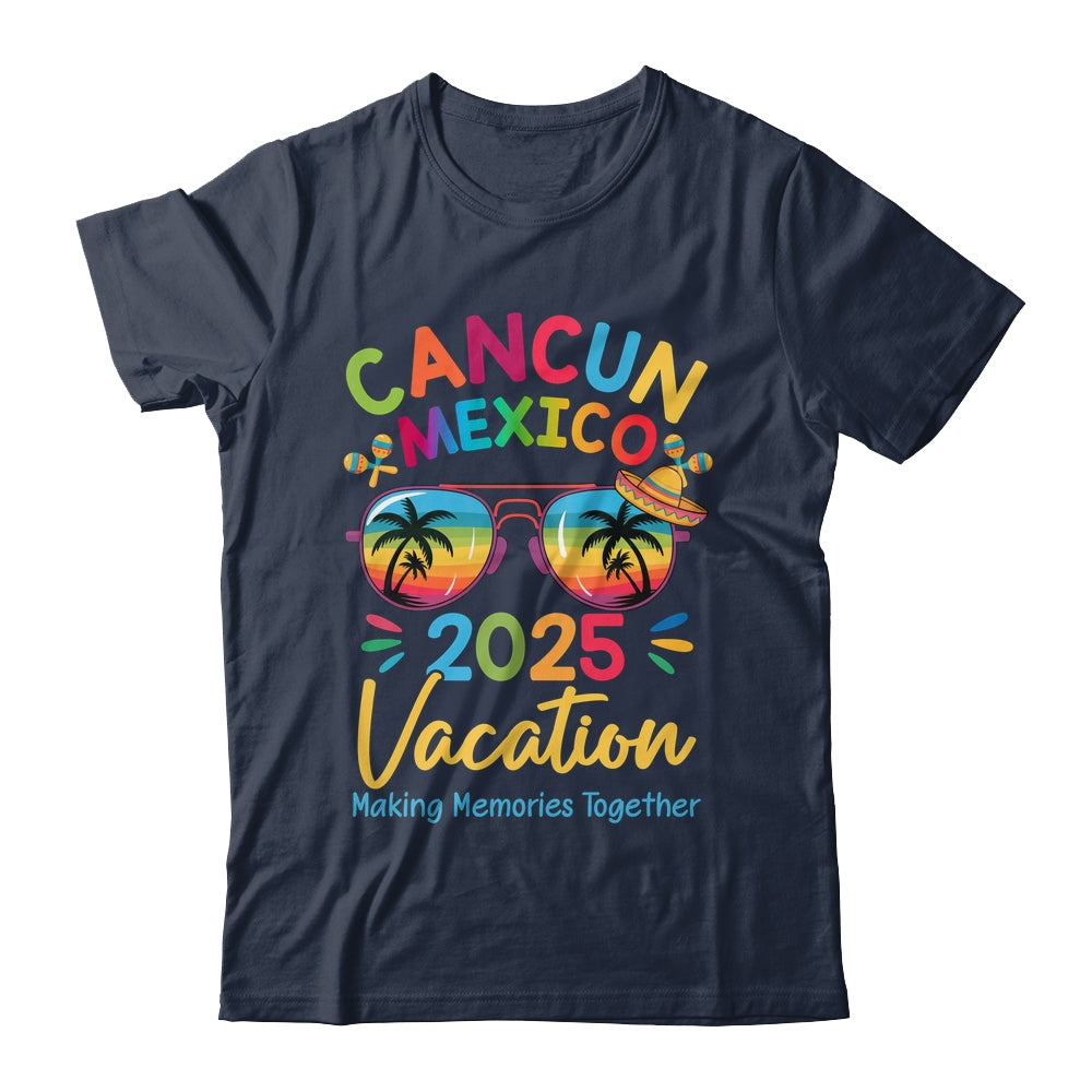 Cancun Mexico Vacation Beach 2025 Trip Squad Family Matching Shirt & Tank Top | teecentury