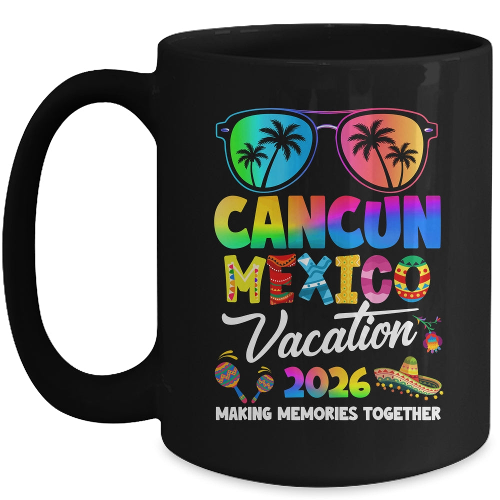 Cancun Mexico Vacation Beach 2026 Trip Family Group Squad Mug | teecentury
