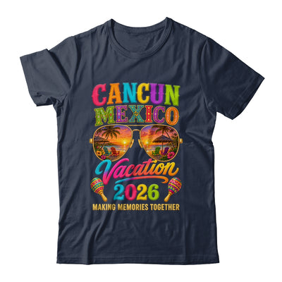 Cancun Mexico Vacation Beach 2026 Trip Group Squad Retro Shirt & Tank Top | teecentury