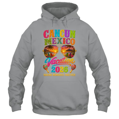 Cancun Mexico Vacation Beach 2026 Trip Group Squad Retro Shirt & Tank Top | teecentury