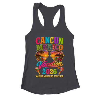 Cancun Mexico Vacation Beach 2026 Trip Group Squad Retro Shirt & Tank Top | teecentury