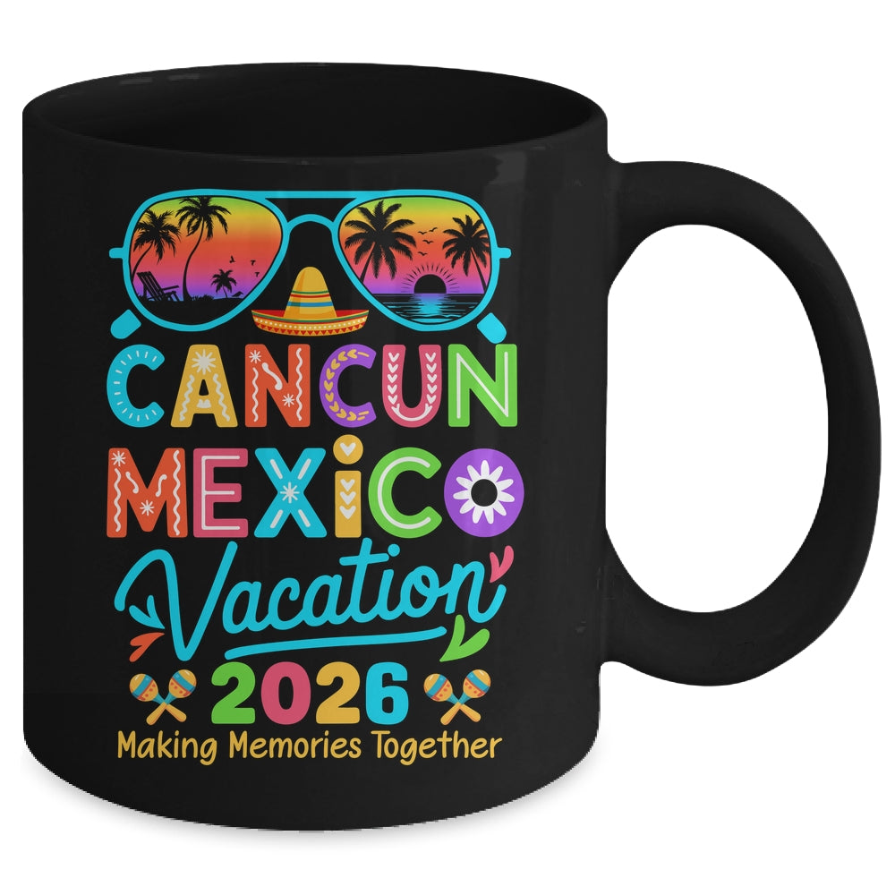 Cancun Mexico Vacation Beach 2026 Trip Matching Group Squad Mug | teecentury