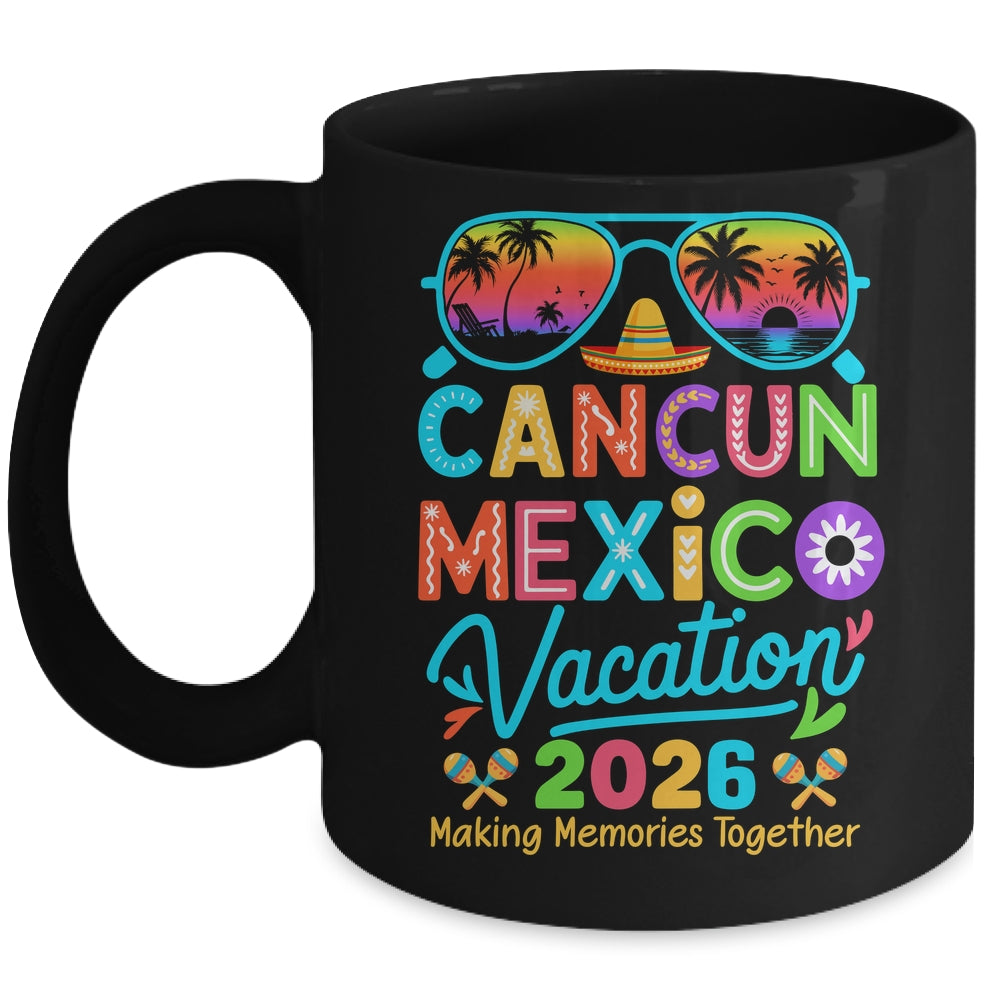 Cancun Mexico Vacation Beach 2026 Trip Matching Group Squad Mug | teecentury