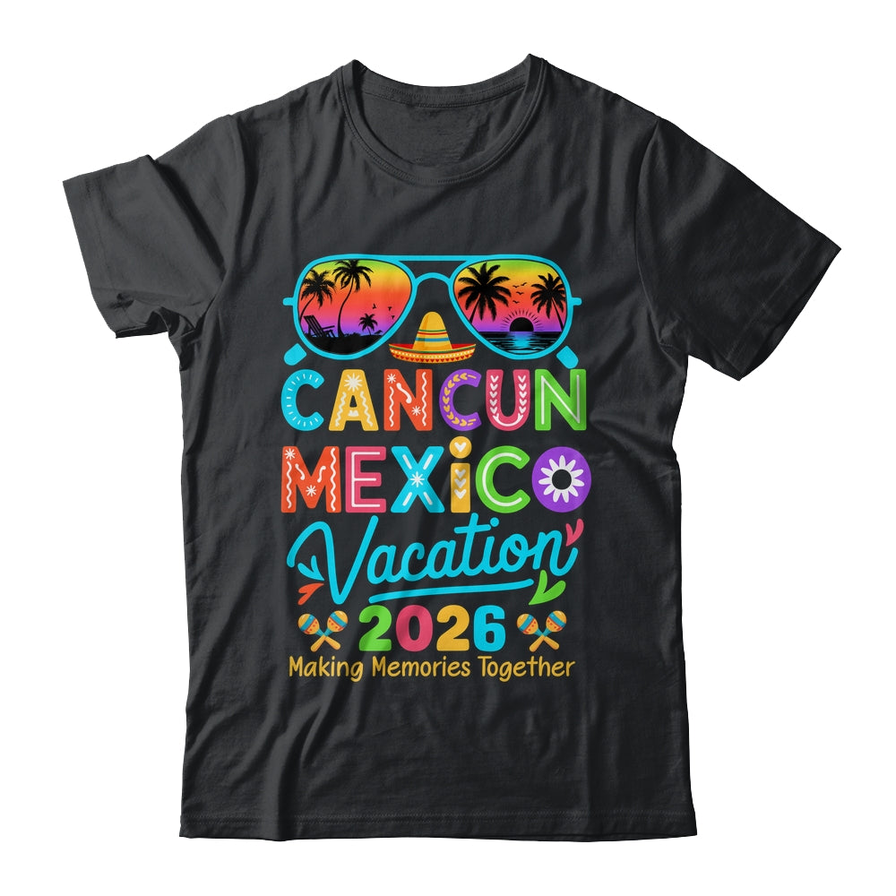 Cancun Mexico Vacation Beach 2026 Trip Matching Group Squad Shirt & Tank Top | teecentury