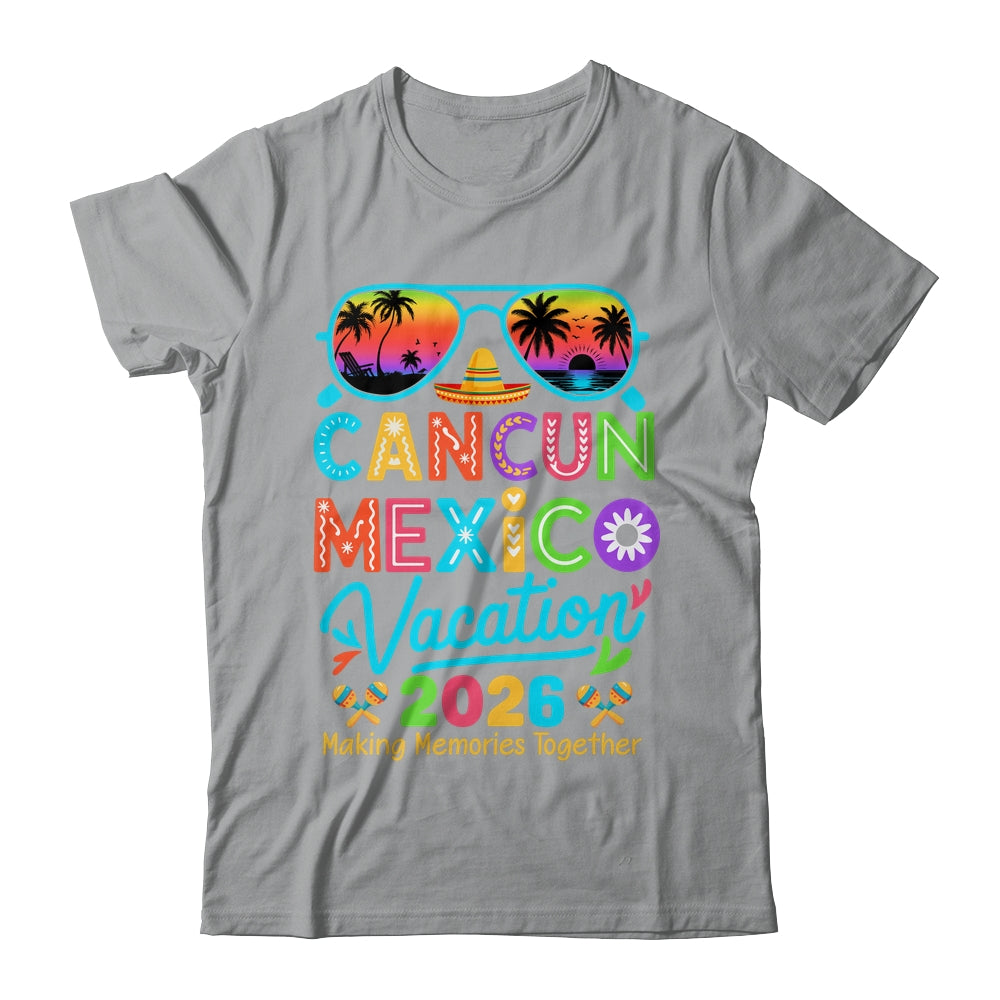 Cancun Mexico Vacation Beach 2026 Trip Matching Group Squad Shirt & Tank Top | teecentury
