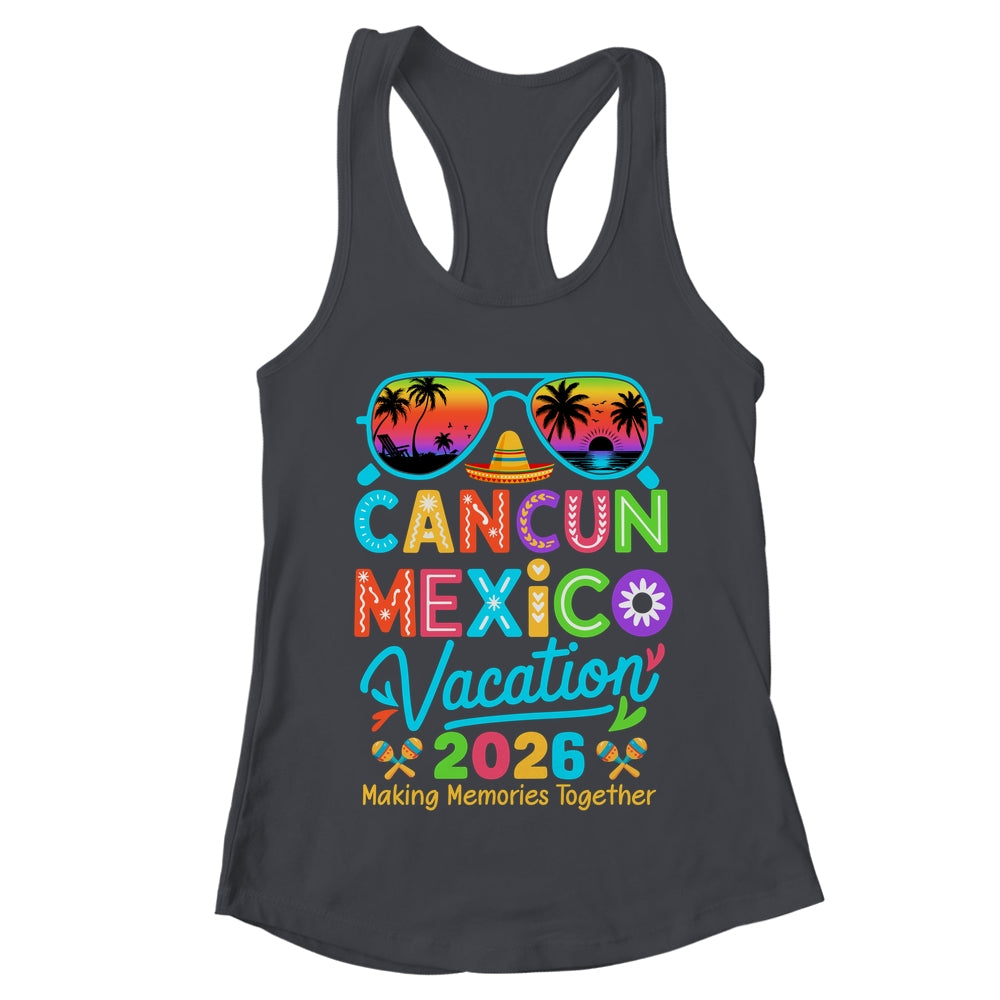 Cancun Mexico Vacation Beach 2026 Trip Matching Group Squad Shirt & Tank Top | teecentury