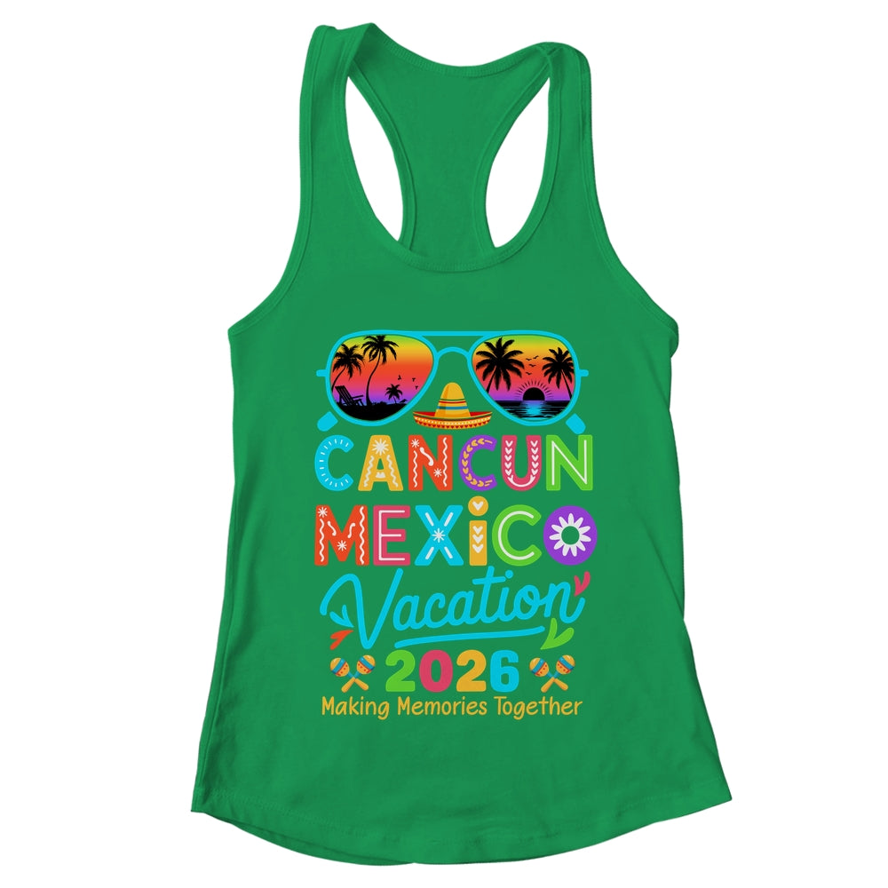 Cancun Mexico Vacation Beach 2026 Trip Matching Group Squad Shirt & Tank Top | teecentury