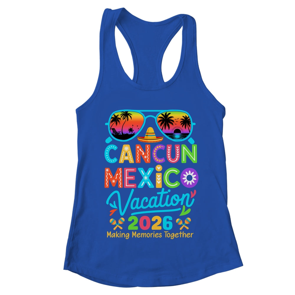 Cancun Mexico Vacation Beach 2026 Trip Matching Group Squad Shirt & Tank Top | teecentury