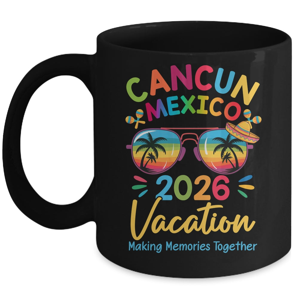 Cancun Mexico Vacation Beach 2026 Trip Squad Family Matching Mug | teecentury