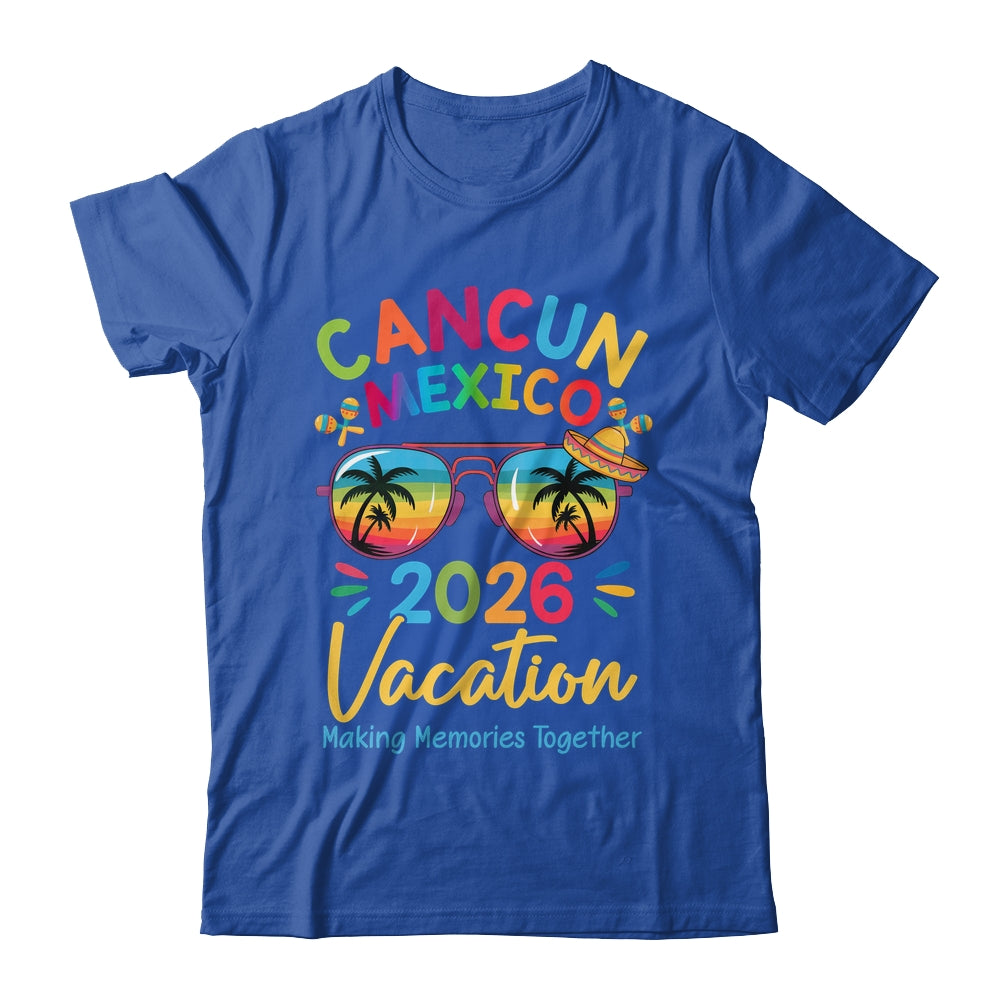 Cancun Mexico Vacation Beach 2026 Trip Squad Family Matching Shirt & Tank Top | teecentury
