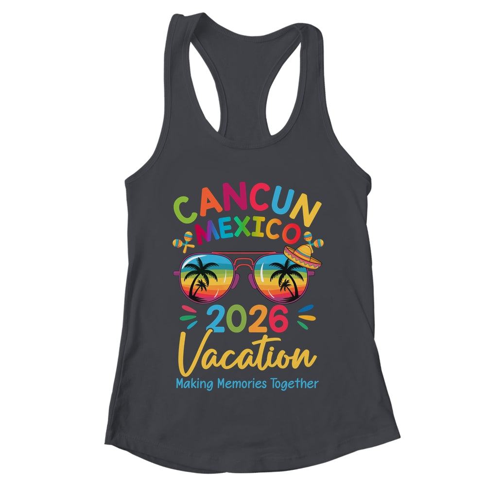 Cancun Mexico Vacation Beach 2026 Trip Squad Family Matching Shirt & Tank Top | teecentury