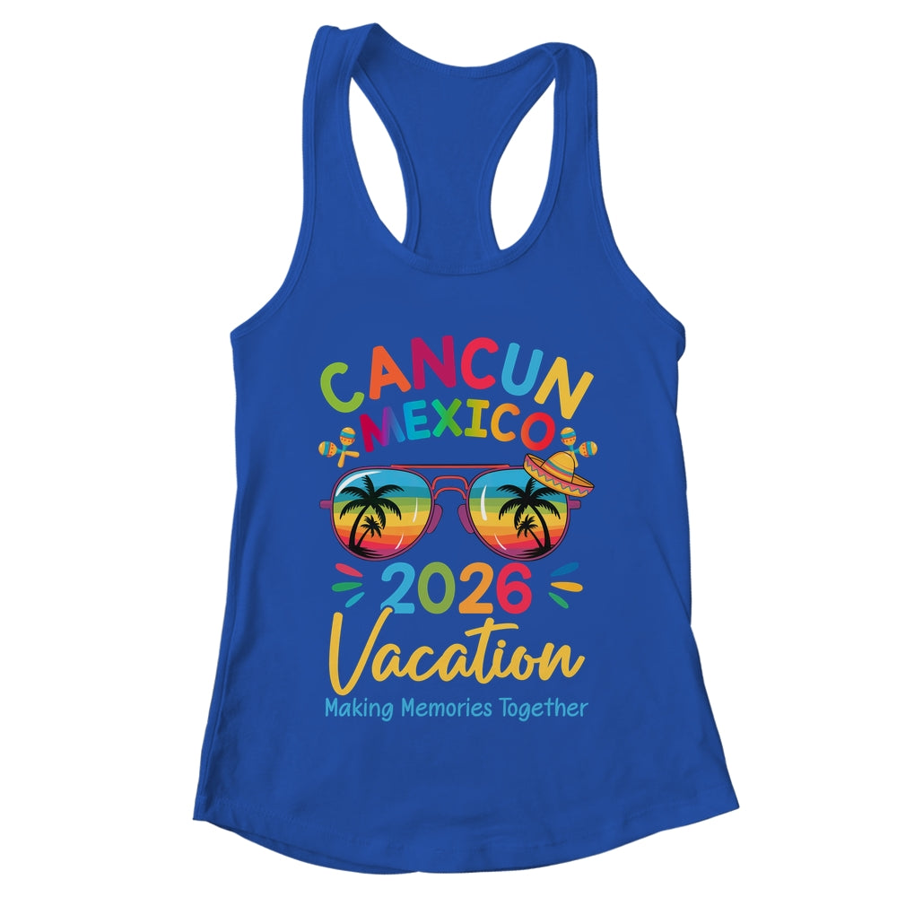 Cancun Mexico Vacation Beach 2026 Trip Squad Family Matching Shirt & Tank Top | teecentury