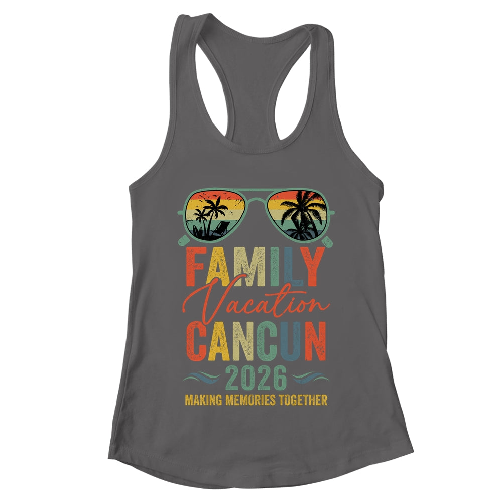 Cancun Vacation 2026 Matching Family Group Summer Shirt & Tank Top | teecentury