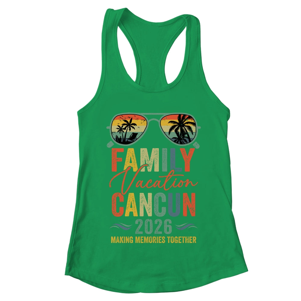 Cancun Vacation 2026 Matching Family Group Summer Shirt & Tank Top | teecentury