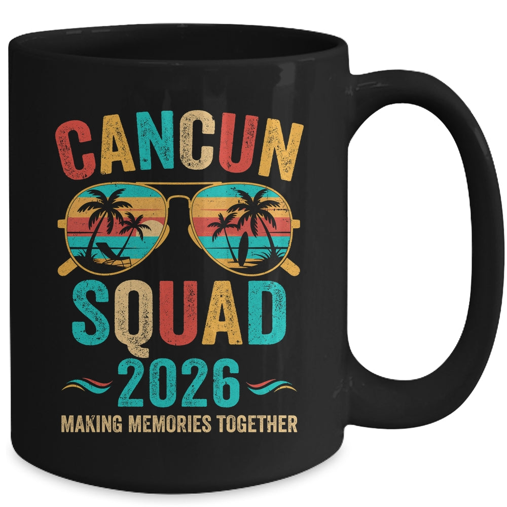 Cancun Vacation Squad 2026 Family Matching Vintage Mug | teecentury